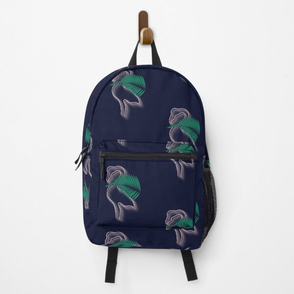 Item preview, Neon Flamingo with a Palm Leaf designed and sold by strokes and splashes.