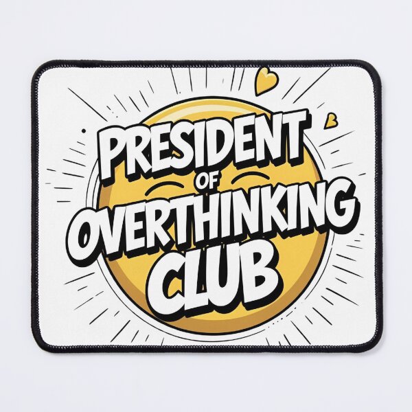 Item preview, Overthinking Club designed and sold by ASKprints.