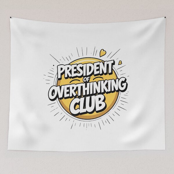 Item preview, Overthinking Club designed and sold by ASKprints.