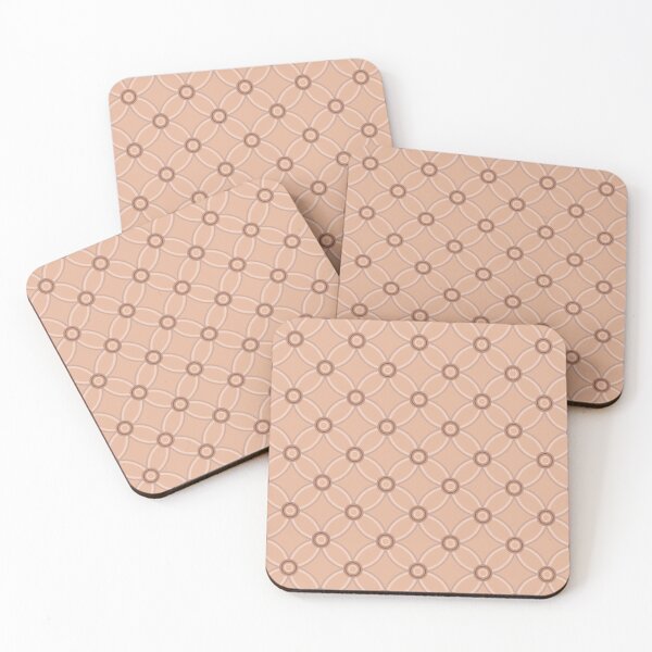 Item preview, Pink Flesh Chain Pattern Seamless Repeat designed and sold by Sharon Schwalbe.