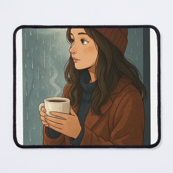 Item preview, Sérénité – Un instant poétique sous la pluie Serenity – A Poetic Rainy Moment designed and sold by Drawingshirts.