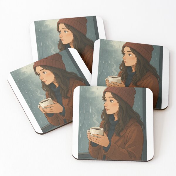 Item preview, Sérénité – Un instant poétique sous la pluie Serenity – A Poetic Rainy Moment designed and sold by Drawingshirts.