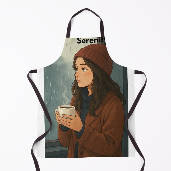 Item preview, Sérénité – Un instant poétique sous la pluie Serenity – A Poetic Rainy Moment designed and sold by Drawingshirts.