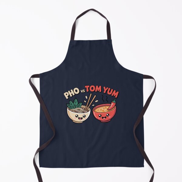 Item preview, Asian Noodle Fight - Pho VS Tom Yum - Funny designed and sold by Danh Style.