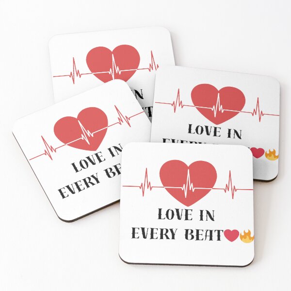 Item preview, Love in every beat – Cœur vibrant designed and sold by Drawingshirts.