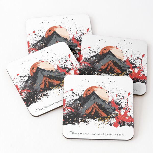 Item preview, Abstract image of camping designed and sold by OooPstudio.