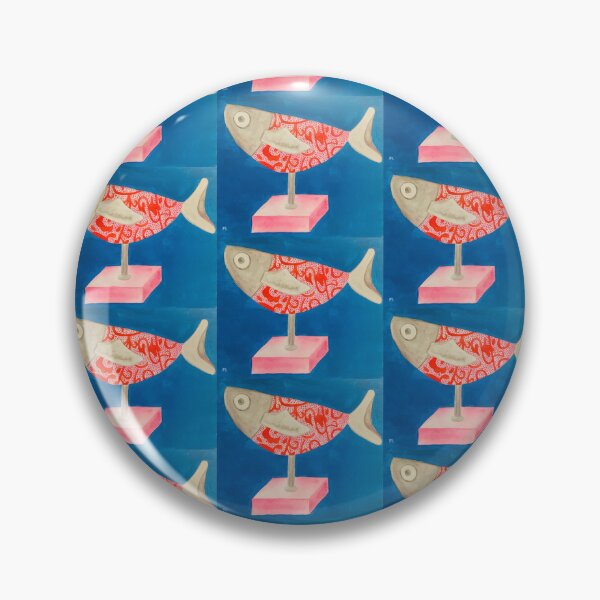 Artikelvorschau, Verspieltes Fisch-Aquarell-Druckdesign entworfen und verkauft von FionaFitzArt.
