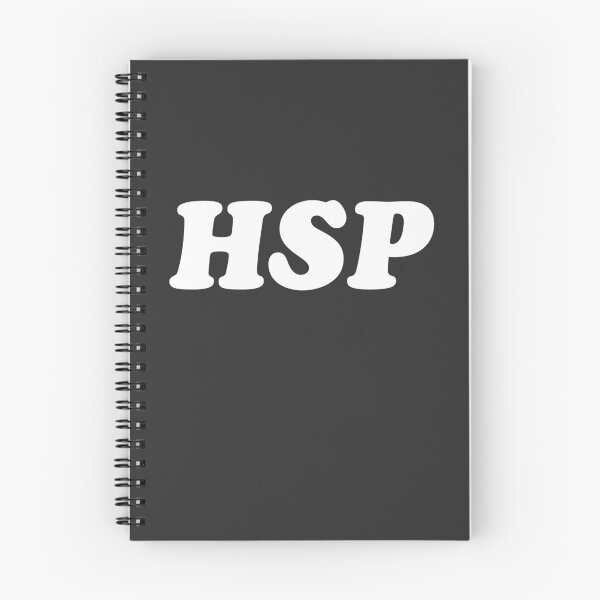 Item preview, HSP Bold Lettering T-Shirt – Simple Black Tee for Highly Sensitive People designed and sold by JaiStudio.