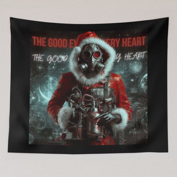 Item preview, Cyberpunk Santa Man Gasmask Machine designed and sold by Voodoo Store Paranormal Collections.