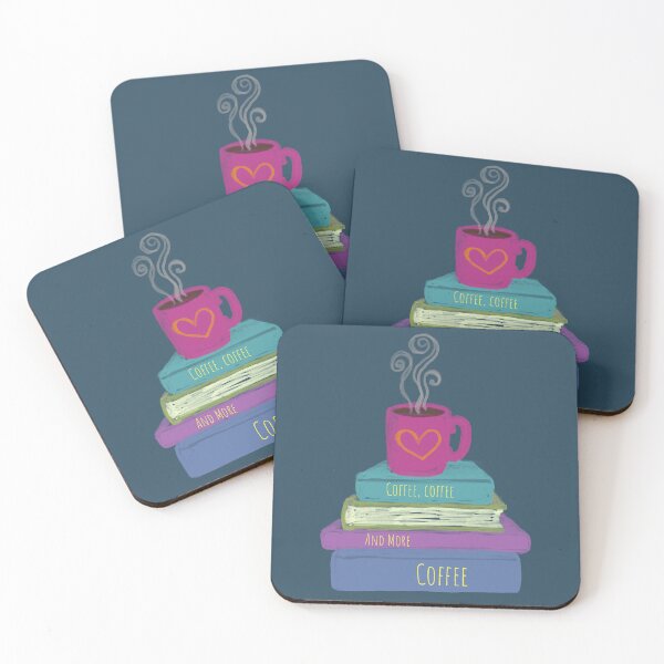 Item preview, Books and Hot Coffee - Coffee, Coffee, and more Coffee designed and sold by ScribbL-ScrabbL.