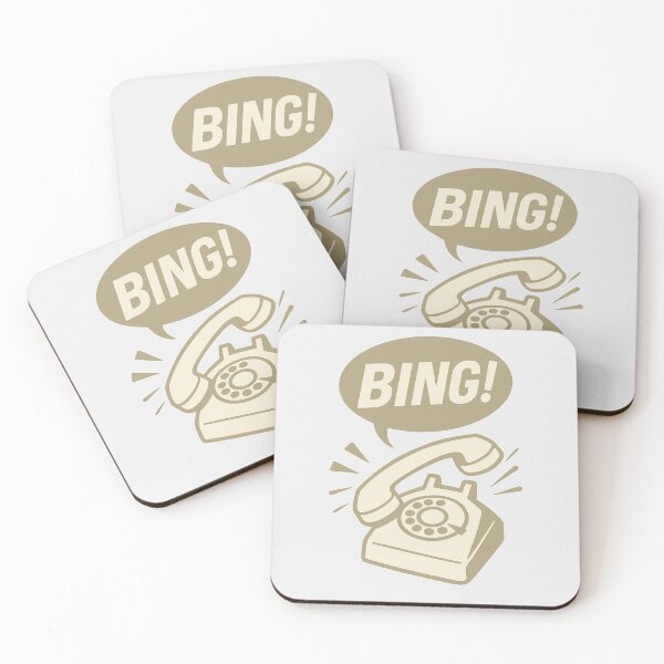 Item preview, Retro Rotary Phone "BING!" Pop Art Style Vintage Design designed and sold by REIBER AI.
