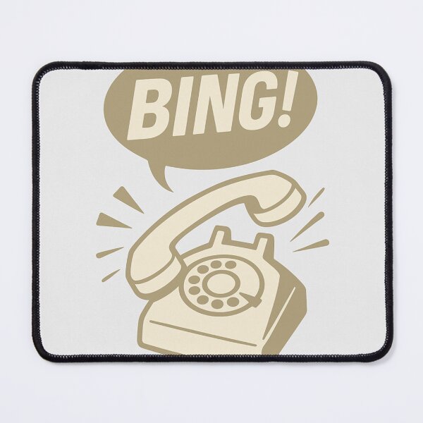 Item preview, Retro Rotary Phone "BING!" Pop Art Style Vintage Design designed and sold by REIBER AI.