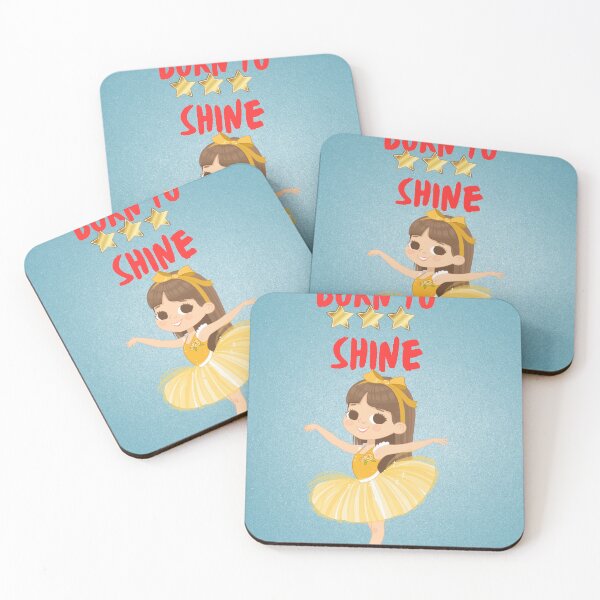 Item preview, Born to Shine – Née pour briller | Danseuse de ballet élégante designed and sold by Drawingshirts.