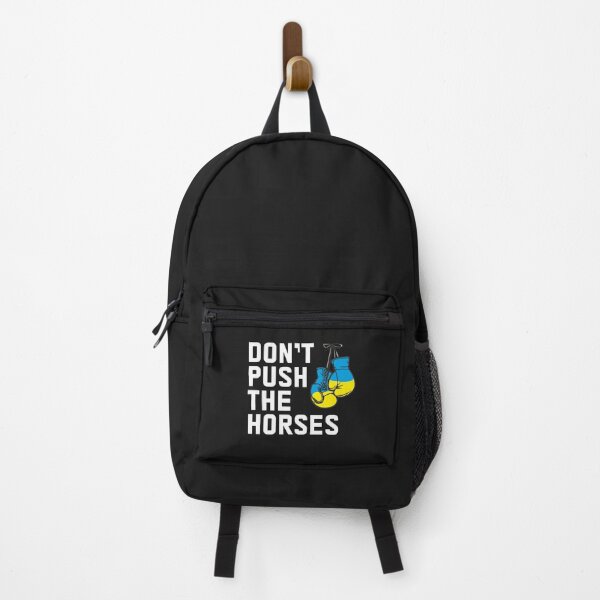 Item preview, Don't Push The Horses Ukrainian Flag Boxing Gloves designed and sold by alenaz.