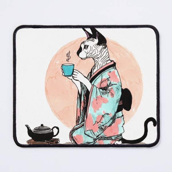 Item preview, Sphynx In Kimono designed and sold by Scribbles & Doodles by Jinx.