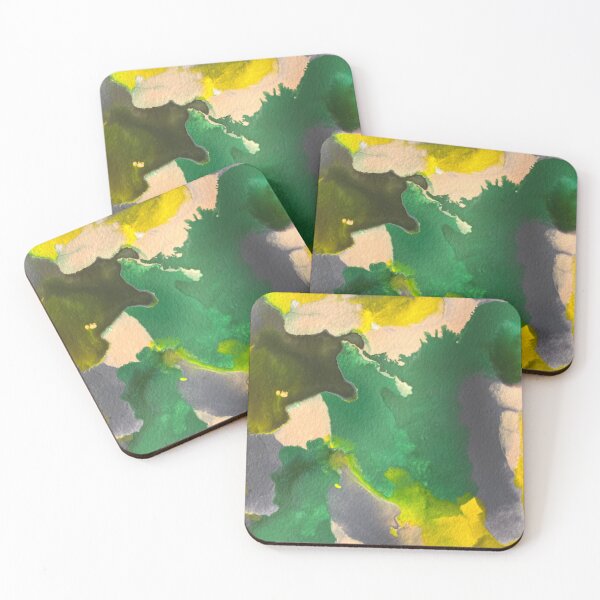 Item preview, Verdant Whimsy - Abstract in Green, Yellow & Purple v1 designed and sold by Adriana Lopes.