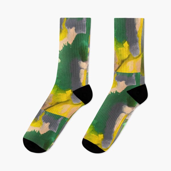 Item preview, Verdant Whimsy - Abstract in Green, Yellow & Purple v1 designed and sold by Adriana Lopes.