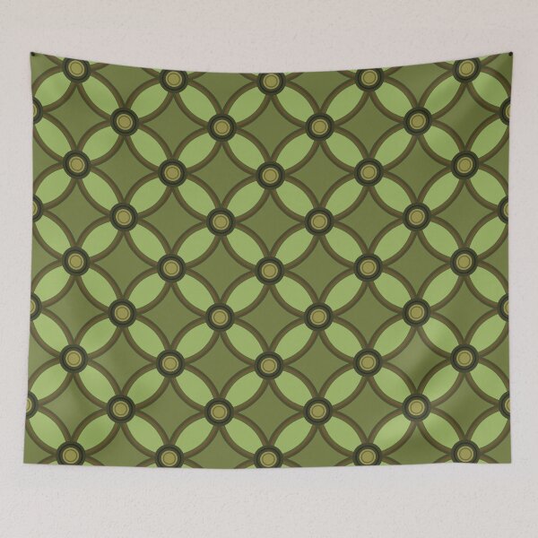 Item preview, Green Chain Pattern Seamless Repeat designed and sold by Sharon Schwalbe.