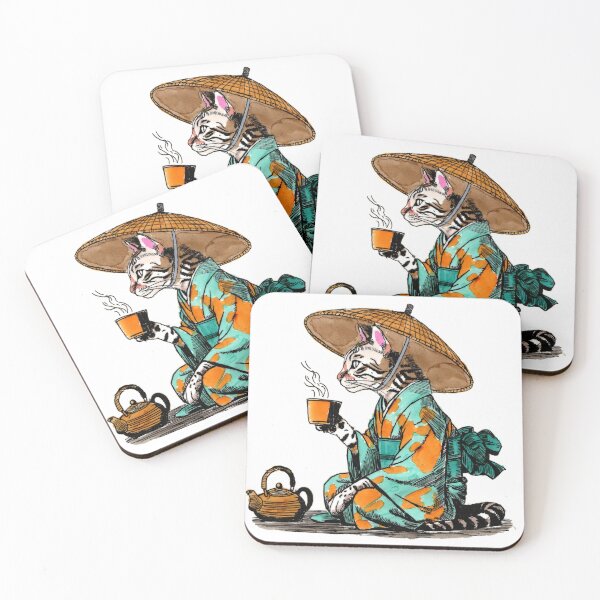 Item preview, Bengal in Kimono designed and sold by Scribbles & Doodles by Jinx.