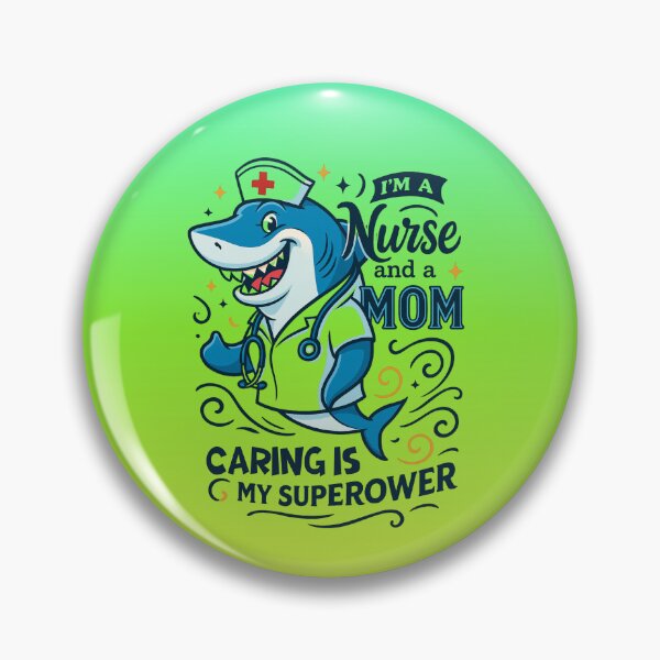 Item preview, Nurse and a MOM Caring is My Superpower | Women's Graphic Crewneck Nurse  designed and sold by skkyfaithArtz.