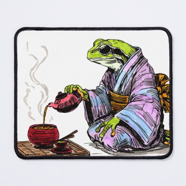 Item preview, Tea Frog designed and sold by Scribbles & Doodles by Jinx.