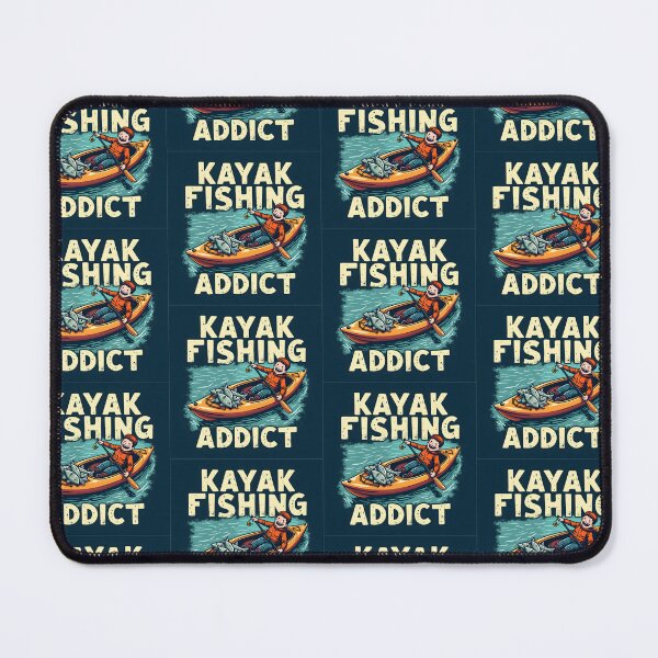 Item preview, Kayak Fishing Addict – Hardcore Angler Design designed and sold by pixeldizajn.
