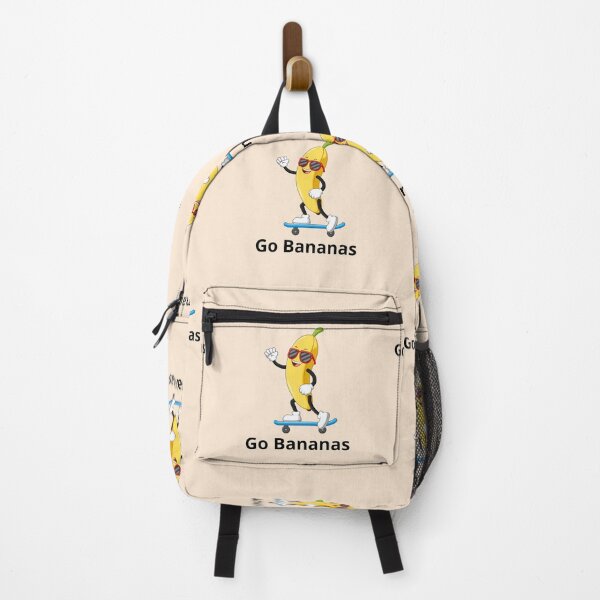 Artikelvorschau, Go Bananas - Lustiges Cartoon-Bananen-Skateboard-Design entworfen und verkauft von Drawingshirts.