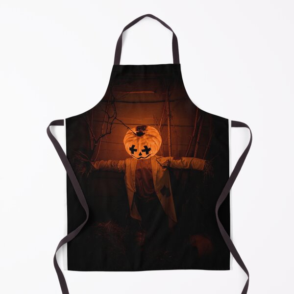 Item preview, Creepy Pumpkin-Head Scarecrow in Haunted Farm Glow designed and sold by PygmyTitan Photo.