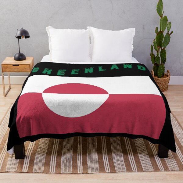 Item preview, Flag Greenland - Ice Waving designed and sold by Military Insignia Products.