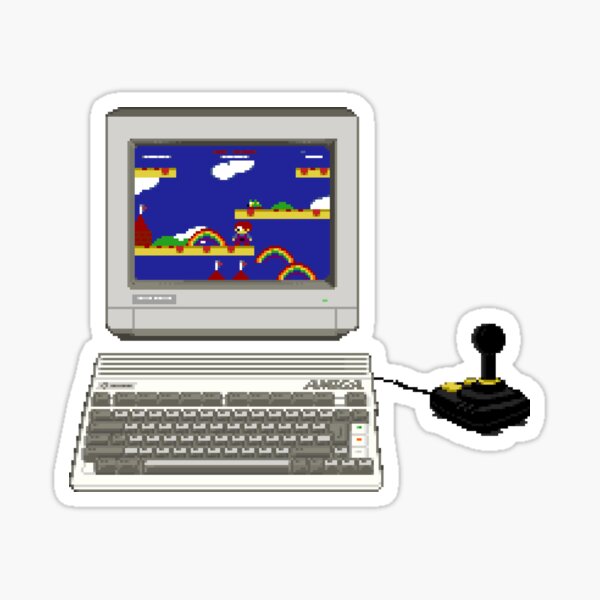 Item preview, Commodore Amiga 600 Retro Gaming - Original Pixel Art designed and sold by Vix in Japan / Rubbish Heap.