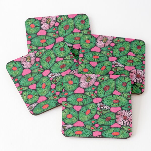 Item preview, Pattern № 1: Anemone magenta-green designed and sold by MCWestenbergh.