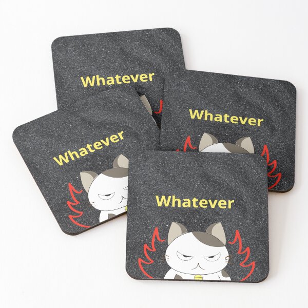 Item preview, Chat fâché "Whatever" - Design drôle et audacieux designed and sold by Drawingshirts.