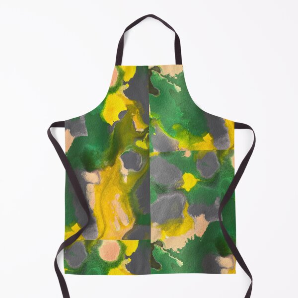 Item preview, Verdant Whimsy - Abstract in Green, Yellow & Purple v4 designed and sold by Adriana Lopes.