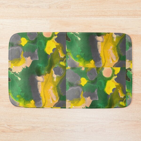 Item preview, Verdant Whimsy - Abstract in Green, Yellow & Purple v4 designed and sold by Adriana Lopes.
