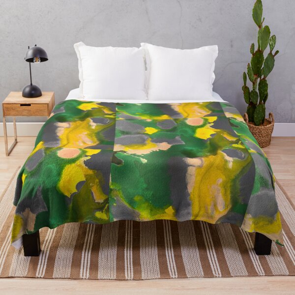 Item preview, Verdant Whimsy - Abstract in Green, Yellow & Purple v4 designed and sold by Adriana Lopes.