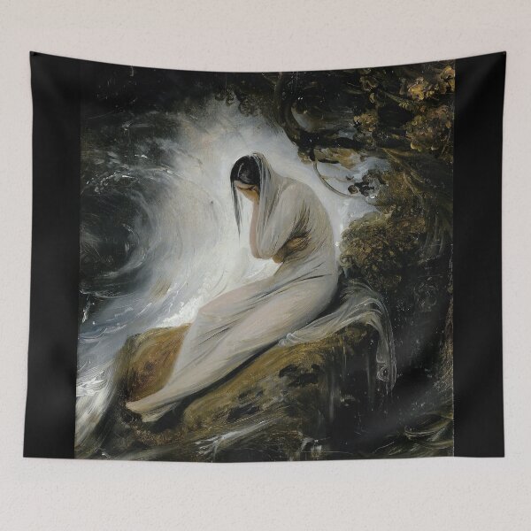 Item preview, The Maiden's Lament a painting by Horace Verne designed and sold by tarotstarostina.