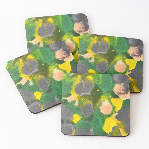 Item preview, Verdant Whimsy - Abstract in Green, Yellow & Purple v3 designed and sold by Adriana Lopes.