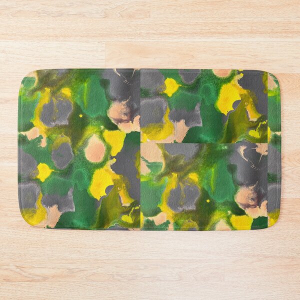 Item preview, Verdant Whimsy - Abstract in Green, Yellow & Purple v3 designed and sold by Adriana Lopes.