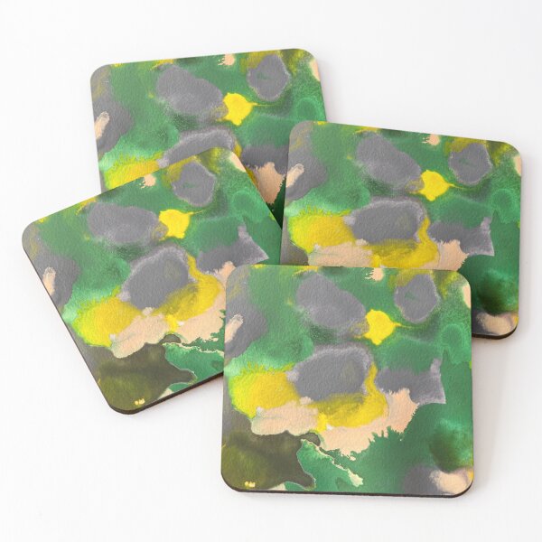 Item preview, Verdant Whimsy - Abstract in Green, Yellow & Purple v2 designed and sold by Adriana Lopes.