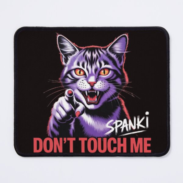 Item preview, Spanki the Attitude Cat – “Don’t Touch Me” Retro Pop Art Design designed and sold by dortmond.