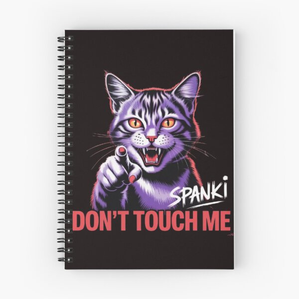 Item preview, Spanki the Attitude Cat – “Don’t Touch Me” Retro Pop Art Design designed and sold by dortmond.