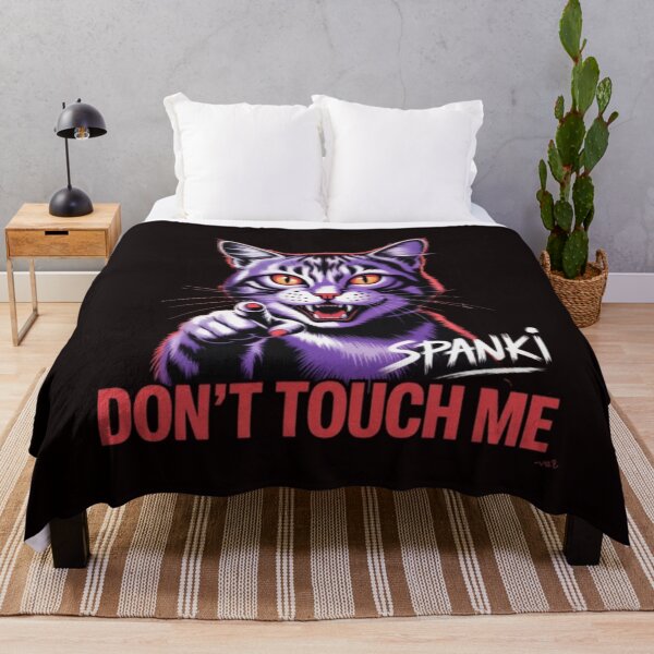 Item preview, Spanki the Attitude Cat – “Don’t Touch Me” Retro Pop Art Design designed and sold by dortmond.