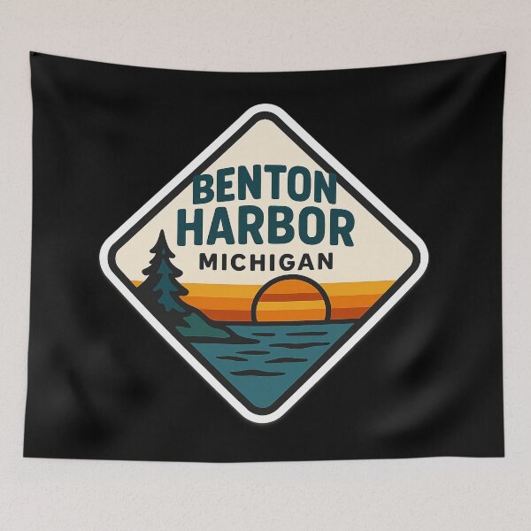 Item preview, Benton Harbor Michigan Sunset designed and sold by American Travels.