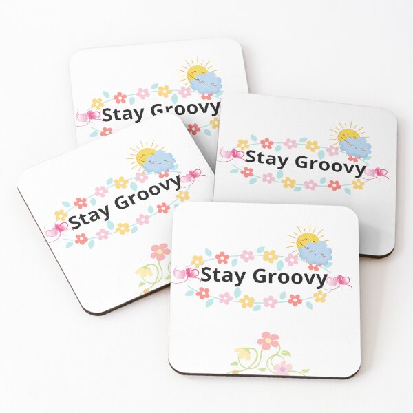 Item preview, Stay Groovy – Ambiance Vintage et Joyeuse designed and sold by Drawingshirts.
