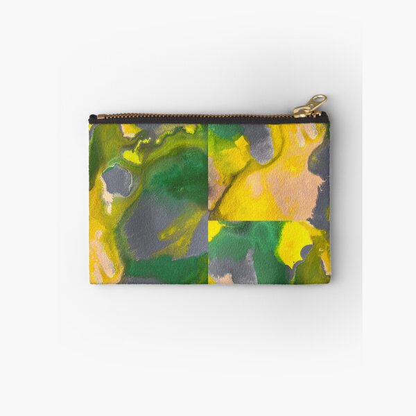 Item preview, Verdant Whimsy - Abstract in Green, Yellow & Purple v8 designed and sold by Adriana Lopes.