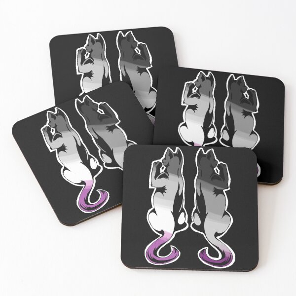 Item preview, Dual Cats - Asexual Ver. designed and sold by AstralRavens.