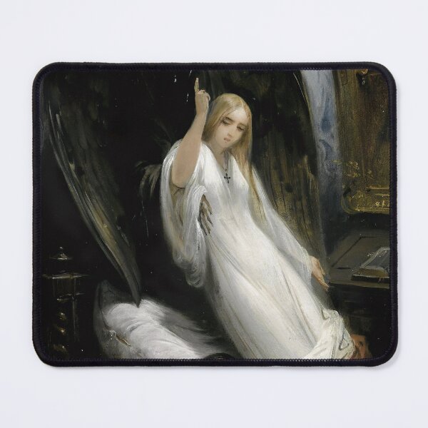 Item preview, Study of The Angel of Death by Emile Jean Horace Vernet  designed and sold by tarotstarostina.