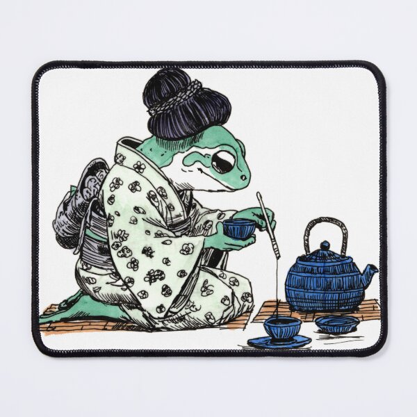 Item preview, Frog In Blue & Green designed and sold by Scribbles & Doodles by Jinx.