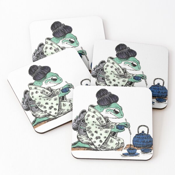 Item preview, Frog In Blue & Green designed and sold by Scribbles & Doodles by Jinx.