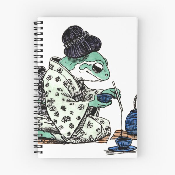 Item preview, Frog In Blue & Green designed and sold by Scribbles & Doodles by Jinx.